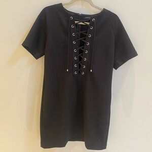 NWOT | Endless Rose | Lace-up Mini Dress | Black | Medium